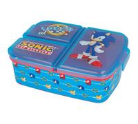 STOR Multiple Compartment Sonic Lunchbox School dinnerbox