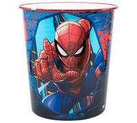 Spiderman Waste Bin Trash Can Paper Bin Kids Bedroom Playroom Office | Lightweight bin for paper, rubbish and recycling. Ideal for desks, bedrooms and playrooms.