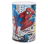 Stor Spiderman Street Money Box Piggy Bank, Metal, Break to Open