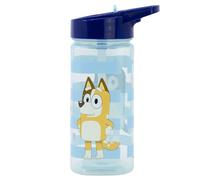 Bluey 510ml Square Reusable Water Bottle with Built-in Straw