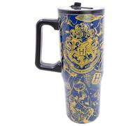 STOR Stainless Steel Tumbler Harry Potter 920ml with Handle, Lid and Spill-Proof Spout Reusable