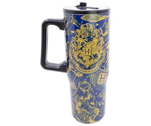 Stor Stainless Steel Tumbler Harry Potter 920ml with Handle, Lid and Spill-Proof Spout Reusable