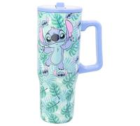 STOR Stainless Steel Tumbler Stitch 920ml with Handle, Lid and Spill-Proof Spout Reusable