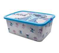 Stor Stitch and Angel Book themed Storage Click Box with Attractive Designs,13 Litres