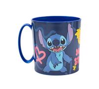 Stitch 390ml Reusable Plastic Microwave Cup