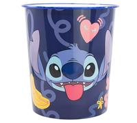Stor Stitch Waste Bin, Trash Can, Paper Bin, For Kids, Bedroom, Playroom, Office, 22.5cm x 21cm x 21cm (Multicolour)