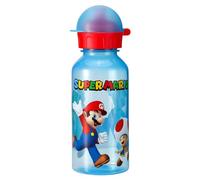 Stor Super Mario 370ml Water Bottle for Kids School Nursery Travel Drinks Bottle Made of Durable Material Reusable BPA Free