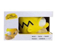 STOR The Simpsons 3D Ceramic Mug 500ml - Figural Shaped Character Mug - Official Licensed Gift Boxed Coffee Cup - Collectible Design
