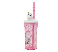 Stor Unicorn Range Tumbler, Plastic, 360 ml, BPA Free, Lightweight, Reusable, Cartoon Design for Kids