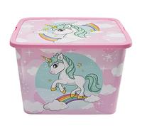 Stor Unicorn Storage Click Box with Attractive Designs,23 Litres