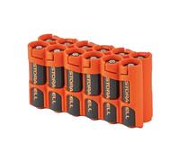 STORACELL PowerPax 12 AA Battery Caddy - Orange
