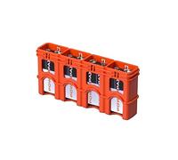 Storacell Powerpax 9V Battery Caddy, Orange