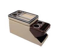 Storage Armrest Box For Hyundai For Grand For Starex Business Car Mobile Row Front Railing Box Set Armrest Central Store Car Arm Rest(C beige)