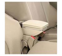 Storage Armrest Box For Hyundai For Solaris/For Verna/For Grand For Avega 2010-2016 Armrest Box Central Store Content With Cup Holder Ashtray Car Arm Rest(Beige)