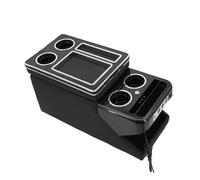 Storage Armrest Box For Kia For Sedona/For Carnival 2021+ The Second Row Of Business Vehicle Mobile Handrails Central Shop Car Arm Rest(B black)