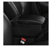 Storage Armrest Box For Seat For Leon Mk2 Armrest Center Console Storage Box Retrofit Parts Accessories Car Arm Rest(F All Black No USB)