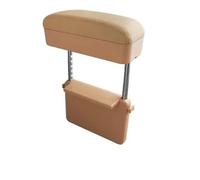 Storage Armrest Box Universal Car Armrest Box Elbow Support Adjustable Center Console Arm Rest Styling Auto Seat Gap Organizer(1 set of beige)