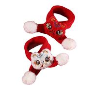 Storage Bag 1pair Snake Pet Scarf Winter Neck Scarve Luckyly Make Up Clothing Pet Neckerchief For Festives Occasion Warm Scarf