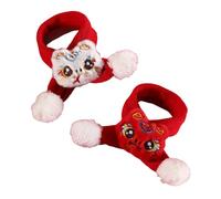 Storage Bag 1pair Snake Pet Scarf Winter Neck Scarve Luckyly Make Up Clothing Pet Neckerchief For Festives Occasion Warm Scarf