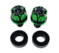 Storage Bag 2Pcs Motorcycle Hole Rustproof Screws Aluminum Rearview Plugs For Most Motorbike Scooter Hole Cover