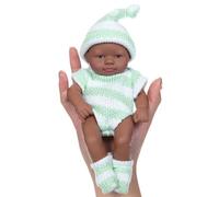 Storage Bag 7inch Soft Vinyls Miniature Baby Dolls Life Like Reborns Toy Figure Easy Carrying For Everyday Comforting Parenting Game Collectible Baby Dolls