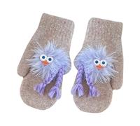 Storage Bag Adorkable Thicken Mitten With Braids Knit Gloves Protect From The Cold Cartoon Clown Unisex Full Finger Glove Thick Gloves For Cold Weather