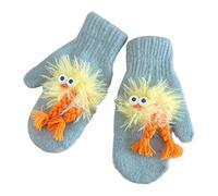 Storage Bag Adorkable Thicken Mitten With Braids Knit Gloves Protect From The Cold Cartoon Clown Unisex Full Finger Glove Thick Gloves For Cold Weather