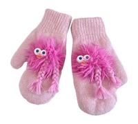 Storage Bag Adorkable Thicken Mitten With Braids Knit Gloves Protect From The Cold Cartoon Clown Unisex Full Finger Glove Thick Gloves For Cold Weather