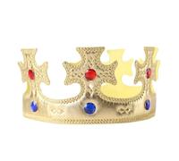Storage Bag Antique King Crown Gold Prince Diadems Tiaras Royal King Costume Hair Accessories For Halloween Cosplay Birthday Wedding Royal Costume