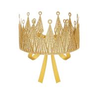 Storage Bag Antique King Crown Gold Prince Diadems Tiaras Royal King Costume Hair Accessories For Halloween Cosplay Birthday Wedding Royal Costume
