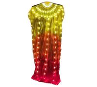 Storage Bag Belly Dance Fan Rechargeable LED Belly Dance Fan 1.8M Long Dancing Battery Powered For Supply Accessory