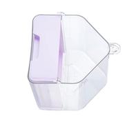 Storage Bag Bird Bath Cage Accessory Spacious Clear Bathtub Box For Parrots Cockatiels Conures And Quakers With Easy Clean Drawer