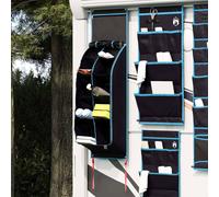 Storage Bag Black/Blue Oxford 140x40cm Outdoor Lightweight Zipped Carry Durable