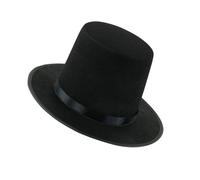 Storage Bag Black Satins Belt Tall Hat For Halloween Party Theatrical Performances Adult And Children Cosplay Costume Accessory Hat Vampires Top