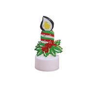 Storage Bag Christmas Decoration Electronic Light Tree Santa Snowman Creative Night Lights Tabletop Ornament Decor Electronic Lamp