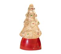 Storage Bag Christmas Tree Night Lamp Atmosphere Light Desktop Crystal Decoration LED Light Up Ornament Tree Shaped Home Decor Holiday Party Supplies