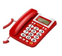 Storage Bag Corded Telephone With Large Led Display Landline Phone Big Button Landline Phones Speed Dials Corded Telephones Quick Dials Telephone