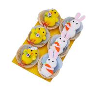 Storage Bag Easters Little Yellow Chicks Doll Plushie Farmhouses Decors Chicks Tabletop Ornament Easters Decorations Decors Chicks Doll Plushie