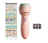 Storage Bag Educational Kids Flashlight Toy With Discs 48 Cartoon Images For Early Learning Boys Girls Colorful Images Projector For Preschoolers