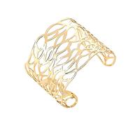 Storage Bag Ethnic Hollow Geometric Irregular Flower Cuff Bangle For Women Girls Fashionable And Cultural Hand Jewelry Gift Fashionable Hand Accessory