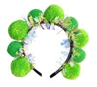 Storage Bag Eye-catching Tinsel Headbands Mardi Gras Headwear For Girls Masquerade Hair Accessories Mardi Gras Flapper Headband Trendy Women’s Hair Accessory