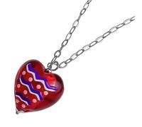Storage Bag Fashion Glaze Heart Pendant Necklace Sweet Cool Clavicle Chain Simple Choker Necklace Statement Jewelry Neck Chain Pendant Collar Choker For Women