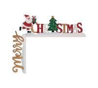 Storage Bag Festive Christmas Door Frame Decoration Santa And Reindeer Theme Wall Sign Wall Corner Signs Hanging Decorations Christmas Door Decoration