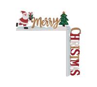 Storage Bag Festive Christmas Door Frame Decoration Santa And Reindeer Theme Wall Sign Wall Corner Signs Hanging Decorations Christmas Door Decoration