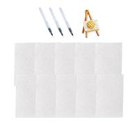 Storage Bag Foam Painting Set With 10 Texture Papers 3 Brushes Magical Puffing Drawing Paper For Family Children Crafting Activity Puff Popcorns Art Supply