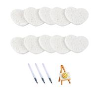 Storage Bag Foam Painting Set With 10 Texture Papers 3 Brushes Magical Puffing Drawing Paper For Family Children Crafting Activity Puff Popcorns Art Supply