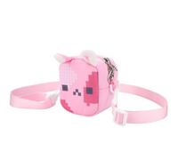 Storage Bag for Bitzee Magicals Electronic Pet Toy, Travel Organizer Case with Adjustable Shoulder Strap, Portable Protective Pouch for Bitzee Magicals Accessories (Blue/Pink) (Pink)