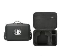 Storage Bag for DJI Avata 360 PU Carrying Case with Shoulder Strap Anti-Scratch Shockproof Handbag for RC2 Controller and Charging Hub Accessories Lightweight Protective Cover Box (Black 2)