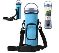 Storage Bag for Ninja Portable Blender Dust Cover Sleeve with Adjustable Shoulder for Ninja BC151NV/BC51NV/BC151BK/BC151CR/BC151EM/ BC151PR/BC151WH/BC155PS Blast Portable Blender (Blue)