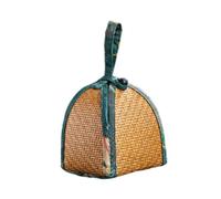 Storage Bag for Teacups, Travel Case for Teacups, Compact Teacup Container Handy for On The Go, Multifunctional Tea Cup Holder for Travel- Green